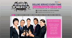 Desktop Screenshot of deckstardeluxe.co.uk